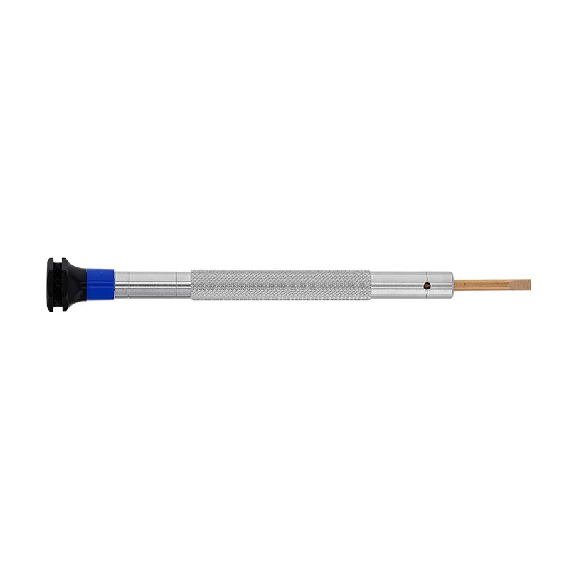 Blue non-magnetic precision screwdriver for watch makers 2.5mm